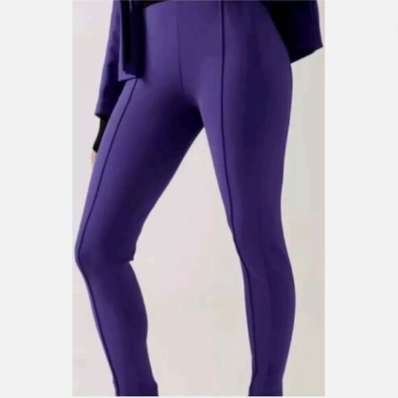 NWT Athleta Noble Blue Glacier Snow Skinny Pants Ski Winter Training - Picture 4 of 9